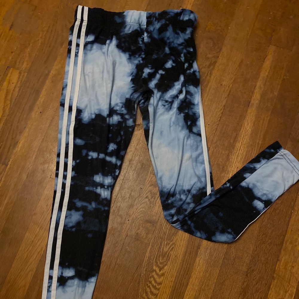 Tie Die blue leggings